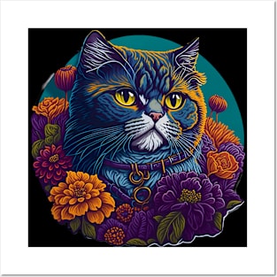 Cat Breed - Scottish Fold Cat Posters and Art